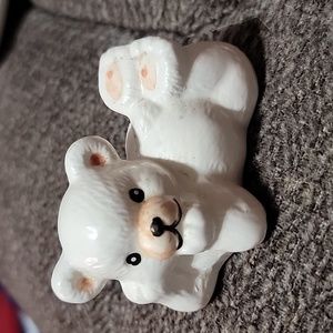 While Ceramic Bear